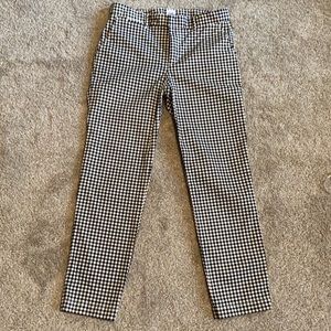 GAP Capri Pants. Sz 2. Black and white gingham